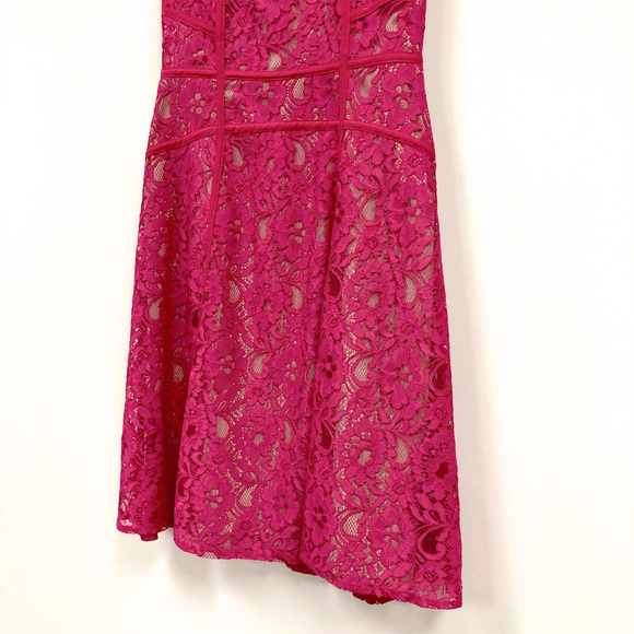 NWOT BCBGMaxAzria Turkish Rose Pink Dress - Picture 5 of 7